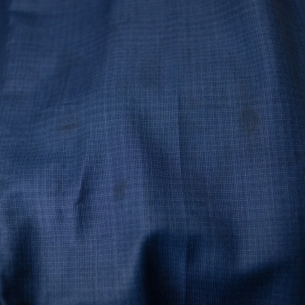 Ermenegildo Zegna Milano Wool Dress Pants Mens 36x29 Blue Flat Italy Luxury